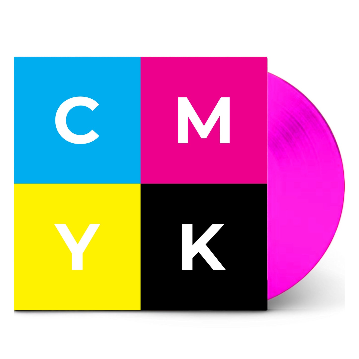 DOUBLE SIDE LP (150G SOLID NEON PINK VINYL) WITH PRINTED LABELS, PRINTED 3MM SLEEVE, INNER WHITE SLEEVE, FROM £4.69 EACH RECORD