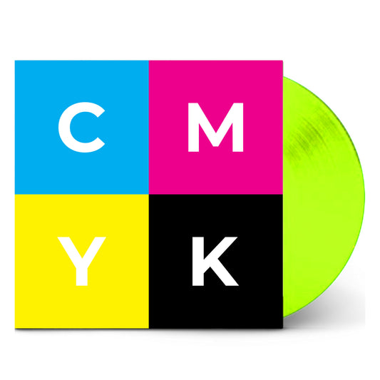 DOUBLE SIDE LP (150G SOLID NEON LIME VINYL) WITH PRINTED LABELS, PRINTED 3MM SLEEVE, INNER WHITE SLEEVE, FROM £4.69 EACH RECORD